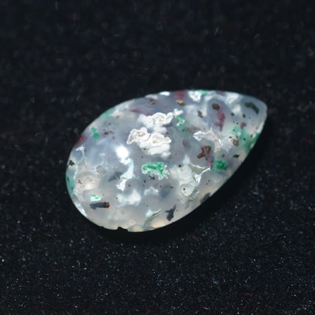 コッパークリソコラインカルセドニー Copper Chrysocolla in Chalcedony 006