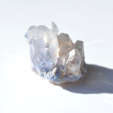 デュモルチェライトインクォーツ原石 Dumortierite in Quartz 015
