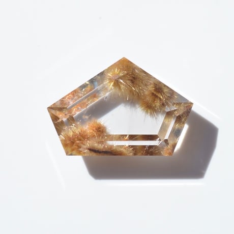 【自社研磨カット】ルチルクォーツ Rutilelated Quartz 014