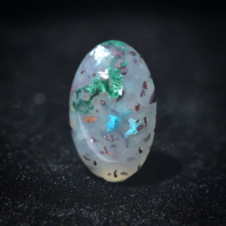 コッパークリソコラインカルセドニー Copper Chrysocolla in Chalcedony 002