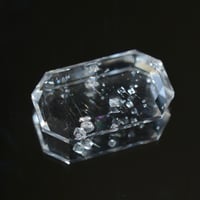 【自社研磨カット】フローライトインクォーツ Fluorite in Quartz 008