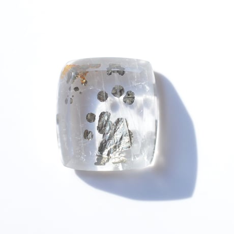 マーカサイトインクォーツ Marcasite in Quartz N011