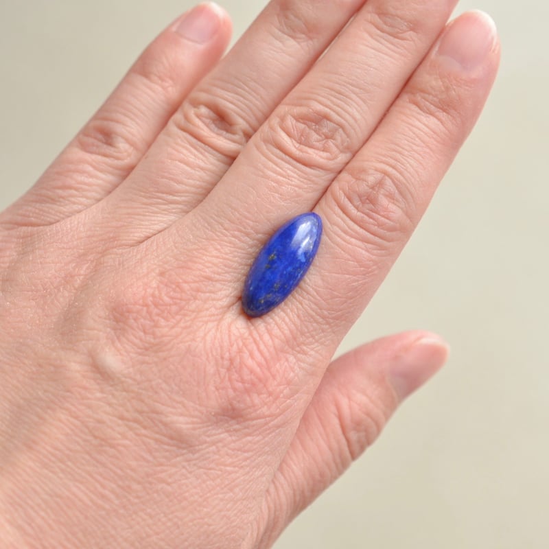 風鎮 （ラピスラズリ） 自社研磨】ラピスラズリ Lapis Lazuli 001 | MARU
