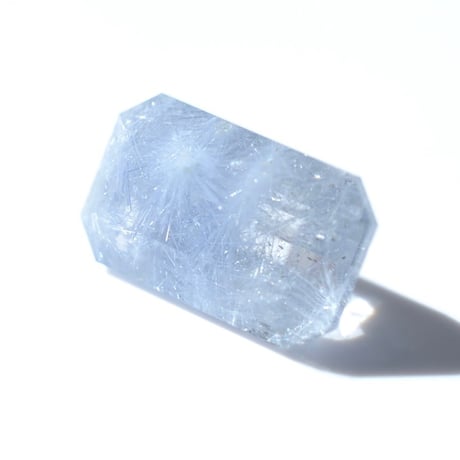 【自社研磨】デュモルチェライトインクォーツ Dumortierite in Quartz 010
