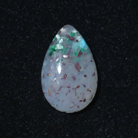 コッパークリソコラインカルセドニー Copper Chrysocolla in Chalcedony 003