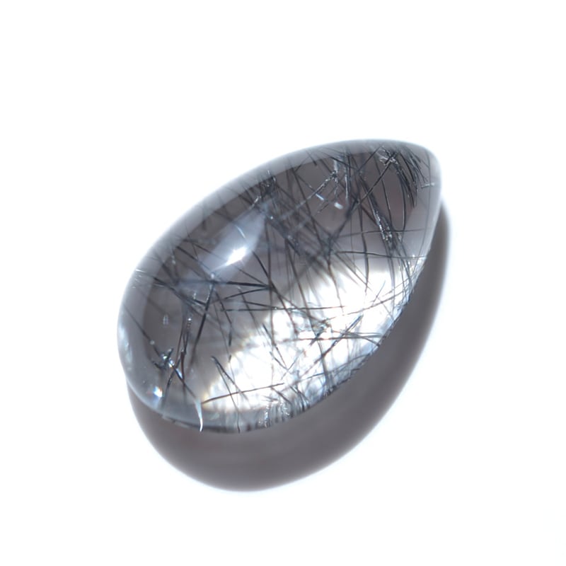 自社研磨】ブラックトルマリンインクォーツ Black Tourmaline in Quart