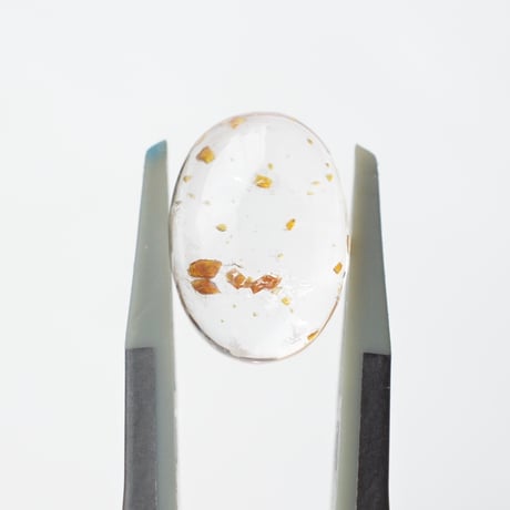 【自社研磨】ガーネットインクォーツ Garnet in Quartz N001