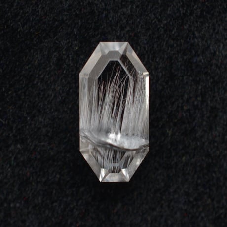 【自社研磨】ブルッカイトインクォーツ Brookite in Quartz 001