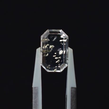 【自社研磨】パイライトインクォーツ Pyrite in Quartz 001