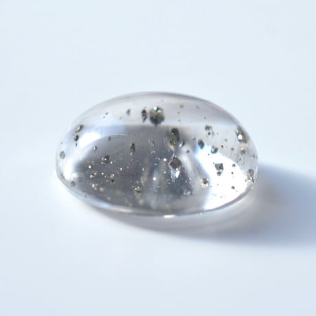 【自社研磨】パイライトインクォーツ Pyrite in Quartz 003