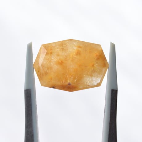 【自社研磨】フラワールチルクォーツ Rutilelated Quartz N016