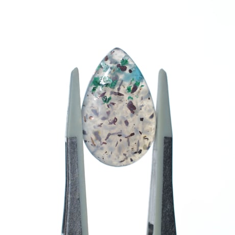 コッパークリソコラインカルセドニー Copper Chrysocolla in Chalcedony 003