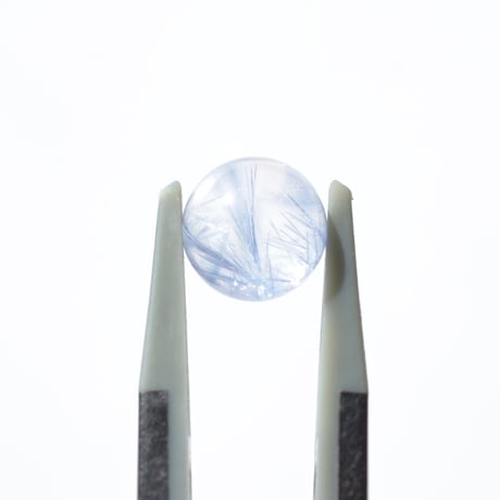 デュモルチェライトインクォーツ丸玉 Dumortierite in Quartz N022