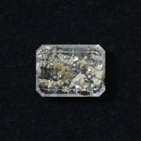 【自社研磨】パイライトインクォーツ Pyrite in Quartz 004