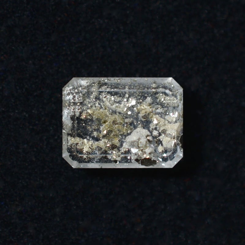 自社研磨】パイライトインクォーツ Pyrite in Quartz 004 | MARU