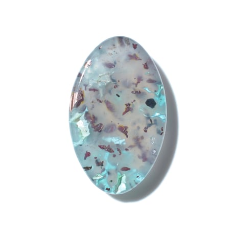 コッパークリソコラインカルセドニー Copper Chrysocolla in Chalcedony 004