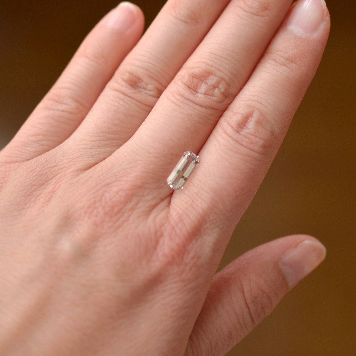 自社研磨】アクチノライトインクォーツ Actinolite in Quartz 003 |