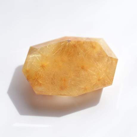 【自社研磨】フラワールチルクォーツ Rutilelated Quartz N016