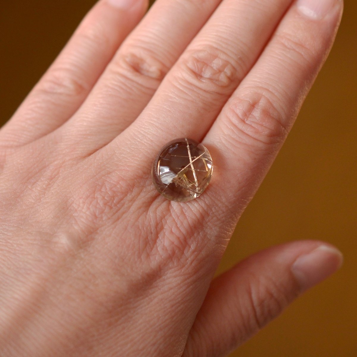 ルチルクォーツ 自社研磨】ルチルクォーツ Rutilated Quartz 032 | MARU