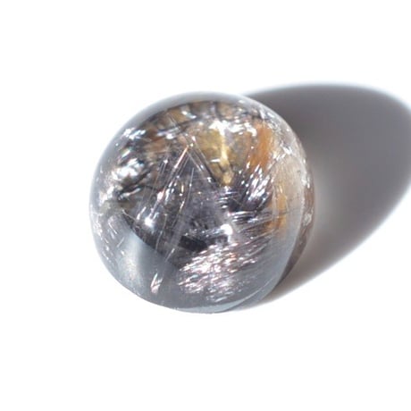 ブルッカイトインクォーツ Brookite in Quartz N004