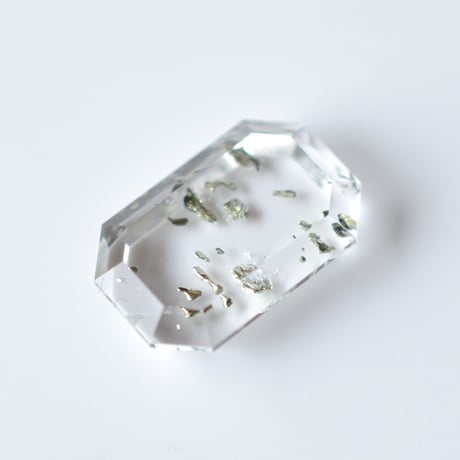 【自社研磨】パイライトインクォーツ Pyrite in Quartz 001