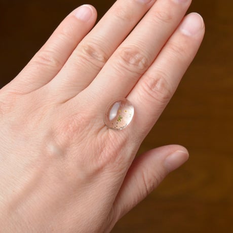 【自社研磨】マーカサイトインクォーツ Marcasite in Quartz 005