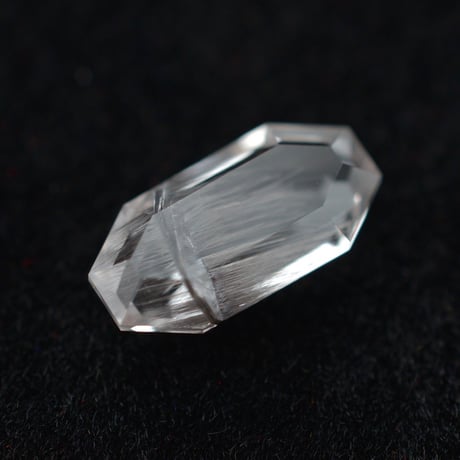 【自社研磨】ブルッカイトインクォーツ Brookite in Quartz 001