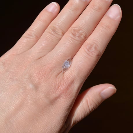 デュモルチェライトインクォーツ Dumortierite in Quartz N039