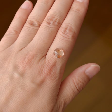 ライモナイトインクォーツ Limonite in Quartz N016