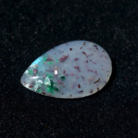 コッパークリソコラインカルセドニー Copper Chrysocolla in Chalcedony 003