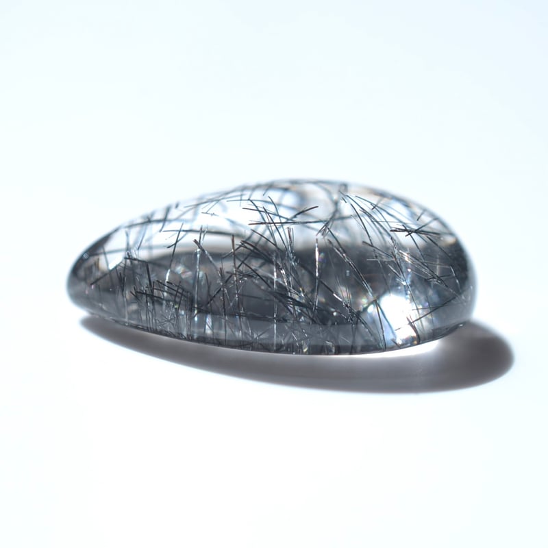自社研磨】ブラックトルマリンインクォーツ Black Tourmaline in Quart