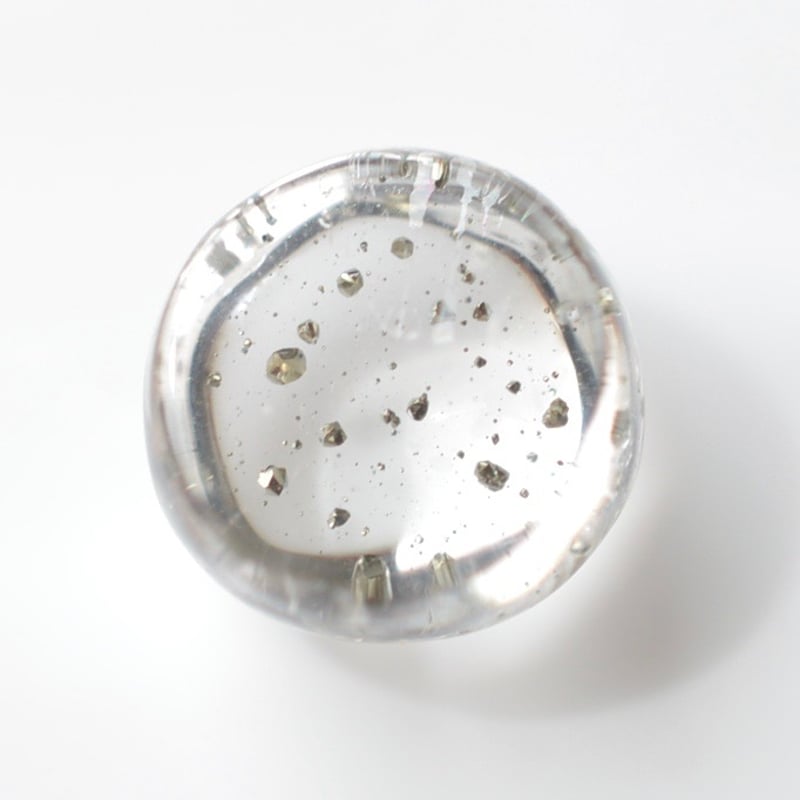 はち。様 アイオライト♡トルマリン♡パイライト共生♡フリーフォームNo.1407 パイライトインクォーツ Pyrite in Quartz N008 | MARU