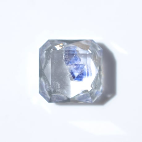 【自社研磨カット】フローライトインクォーツ Fluorite in Quartz 007