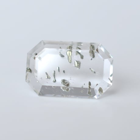 【自社研磨】パイライトインクォーツ Pyrite in Quartz 001