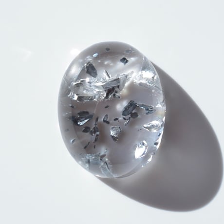 【自社研磨】イルメナイトインクォーツ Ilmenite in Quartz N001