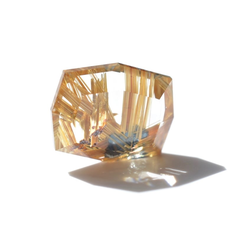 自社研磨】ルチルクォーツ Rutilated Quartz 028 | MARU