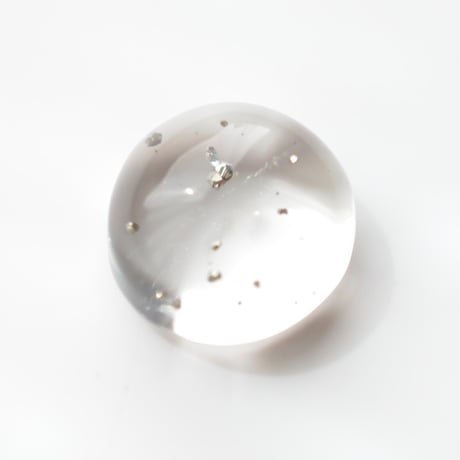 パイライトインクォーツ Pyrite in Quartz N006