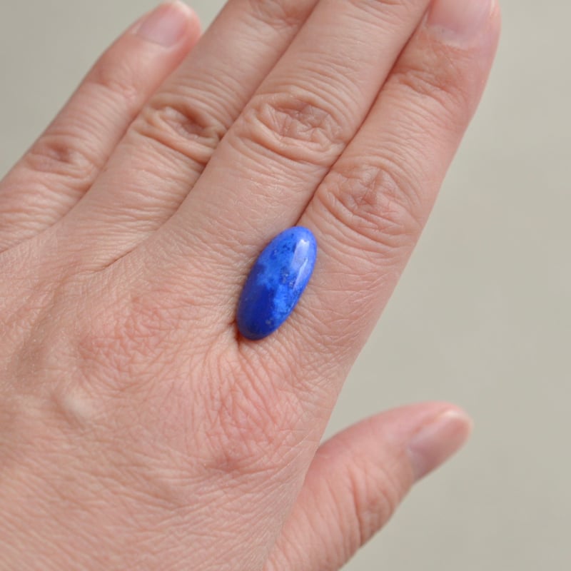 ラピスラズリ 高品質・アフガニスタン産]ラピスラズリエッグシェイプ - 埼玉県吉川市
