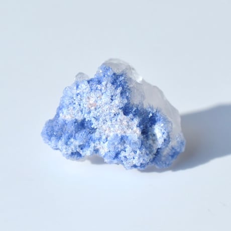 デュモルチェライトインクォーツ原石 Dumortierite in Quartz 017