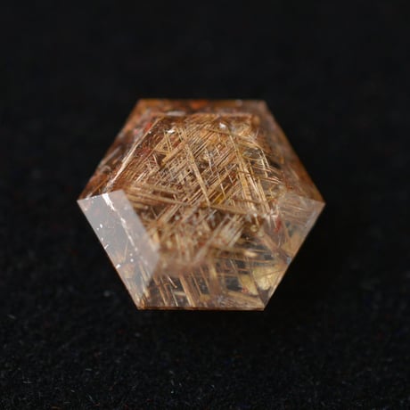 【自社研磨】ルチルクォーツ Rutilated Quartz 025