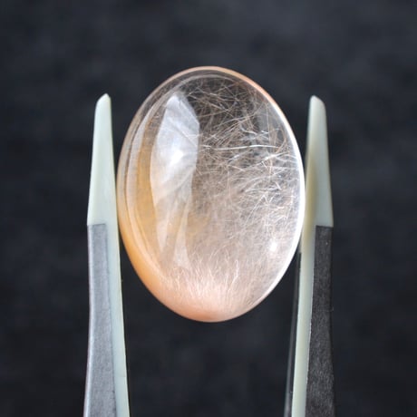 【自社研磨】アンフィボールインクォーツ Amphibole in Quartz 057