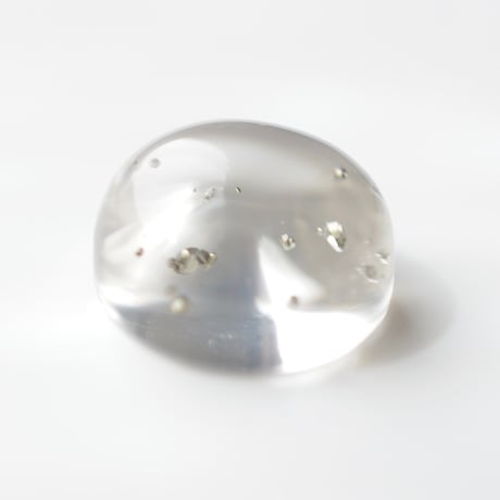 パイライトインクォーツ Pyrite in Quartz N006