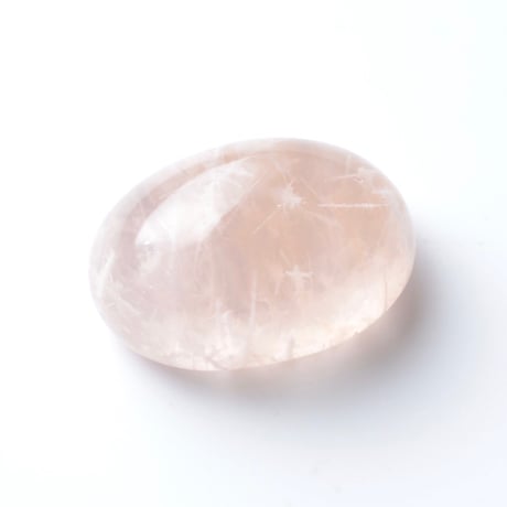【自社研磨】セリサイトインローズクォーツ Sericite in Rose Quartz 003