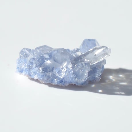 デュモルチェライトインクォーツ原石 Dumortierite in Quartz 020