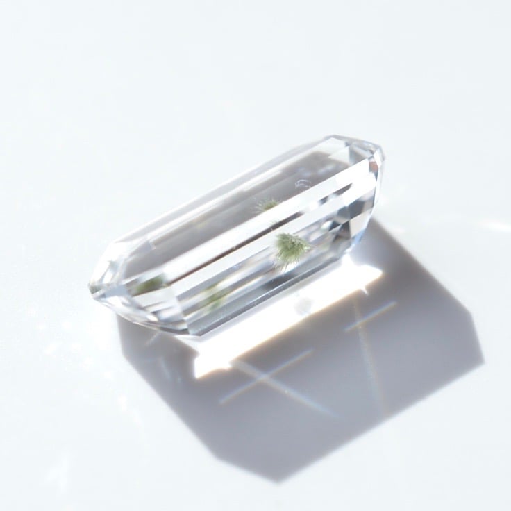 自社研磨】アクチノライトインクォーツ Actinolite in Quartz 003 |