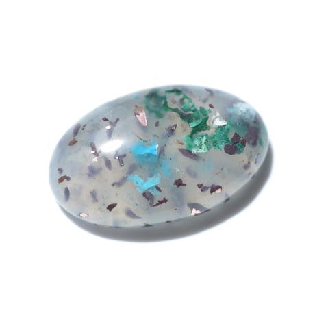 コッパークリソコラインカルセドニー Copper Chrysocolla in Chalcedony 002