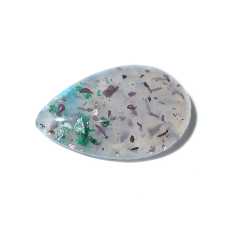 コッパークリソコラインカルセドニー Copper Chrysocolla in Chalced コッパークリソコラインカルセドニー Copper Chrysocolla in Chalced
