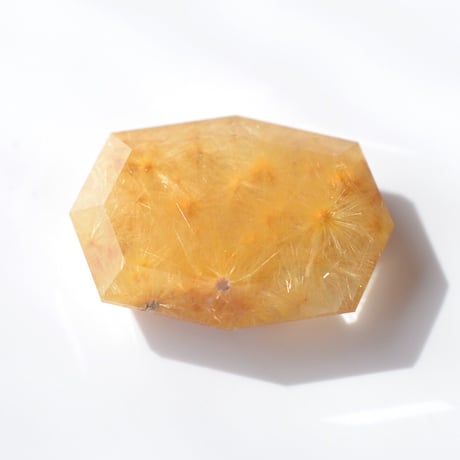 【自社研磨】フラワールチルクォーツ Rutilelated Quartz N016