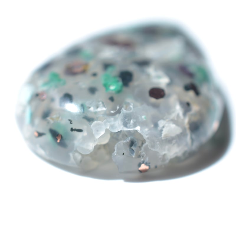 コッパークリソコラインカルセドニー Copper Chrysocolla in Chalced
