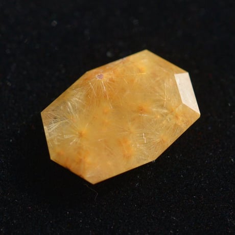 【自社研磨】フラワールチルクォーツ Rutilelated Quartz N016